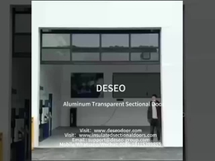 স্বয়ংক্রিয় ইলেকট্রিক রোলিং বাইরের অ্যালুমিনিয়াম খাদ ফুল ভিউ 3-স্তর অ্যালুমিনিয়াম খাদ গ্লাস Sectional