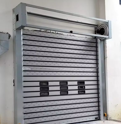 স্পিড স্পাইরাল দরজা 0.8m/s খোলার 0.75KW মোটর শক্তি ফটো ইলেকট্রিক সেন্সর নিরাপত্তা সিস্টেম