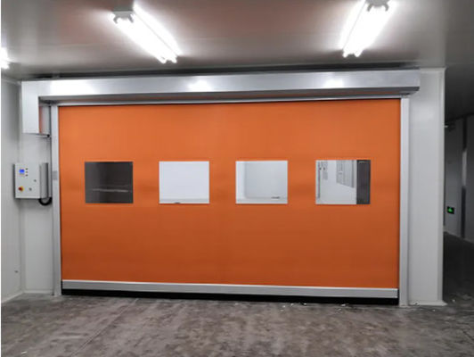 সুরক্ষা বিচ্ছিন্ন দ্রুত রোলার দরজা আবহাওয়া প্রতিরোধী আধুনিক নকশা পাইকারি শিল্প স্বয়ংক্রিয় দ্রুত উচ্চ গতির পিভিসি