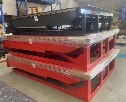 25000-40000LBS ধারণক্ষমতা নিরাপদ নকশা কর্মশালা স্বয়ংক্রিয় ডক প্লেট ডক দরজা লেভেলার ভারী দায়িত্ব জলবাহী