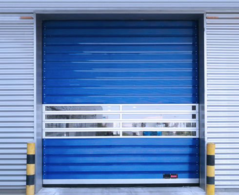 পার্কিং গ্যারেজ শিল্প দ্রুত শক্ত অ্যালুমিনিয়াম উচ্চ মানের স্থিতিশীল ধাতু শিল্প উচ্চ গতির স্পাইরাল দরজা কাস্টমাইজড নিরাপত্তা দক্ষতা