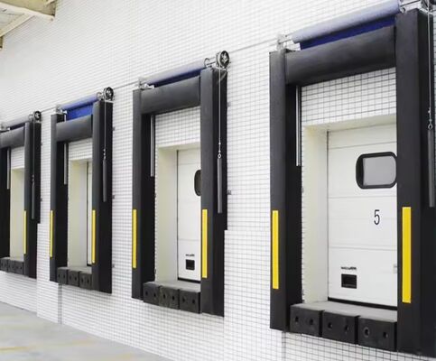 আধুনিক শিল্প বুদ্ধিমান কারখানার লোডিং সিস্টেম ডক ডোর শেল্টার, যা ডকের সুরক্ষার জন্য সামঞ্জস্যপূর্ণ ফিট এবং টেকসই নির্মাণ সরবরাহ করে