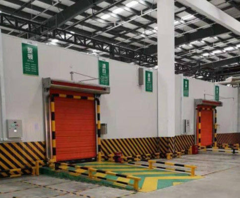 304 স্টেইনলেস স্টীল স্পিড রোল আপ শাটার প্রচার দ্রুত স্ট্যাকিং দরজা স্বয়ংক্রিয় আনয়ন উচ্চ গতির পিভিসি গুদাম