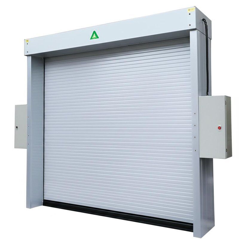 duty Steel Structure High Speed PVC Roll Up Rapid Shutter Door 304 Stainless Steel Material Customized As Order Durable